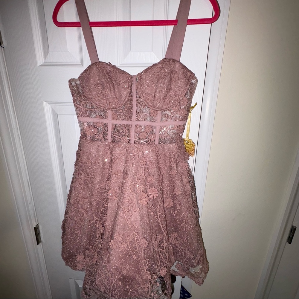 Macy’s Exclusive Say Yes To The Dress Pretty In Pink Prom Mini Dress